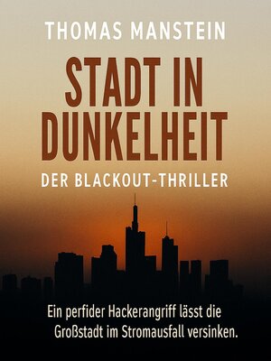 cover image of Stadt in Dunkelheit--Der Blackout-Thriller